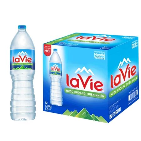 Thùng nước khoáng LaVie 1.5L