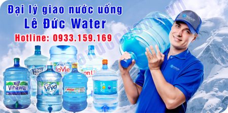 Đại lý giao nước uống đóng bình tận nơi Lê Đức