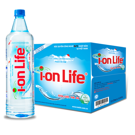 Thùng nước suối Ion Life 1.25L
