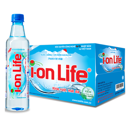 Thùng nước suối Ion Life 450ml (24 chai)