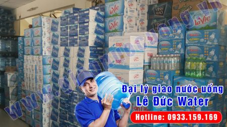Đại lý giao thùng nước suối đóng chai Lê Đức