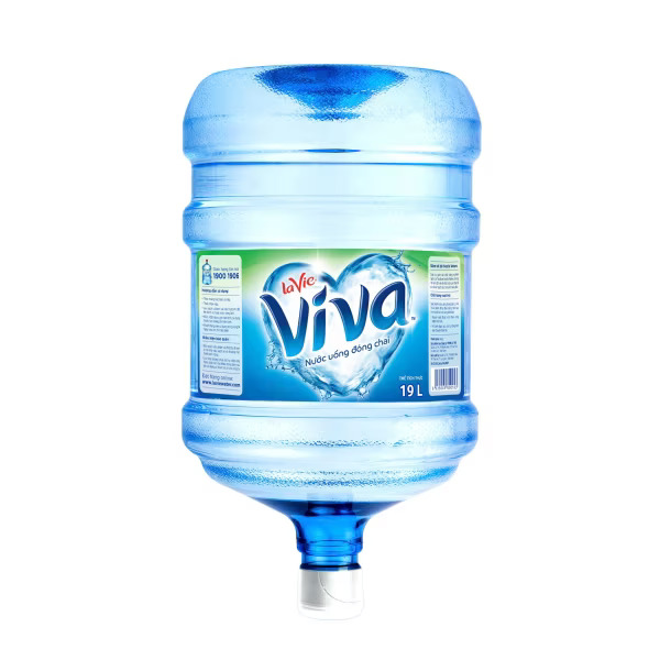 Viva-binh-up Nước tinh khiết LaVie Viva bình úp máy nóng lạnh