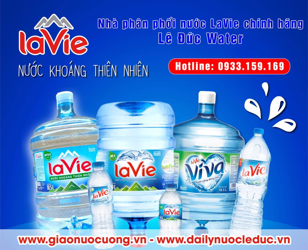 Nhà phân phối nước khoáng LaVie chính hãng tại TPHCM - Lê Đức Water