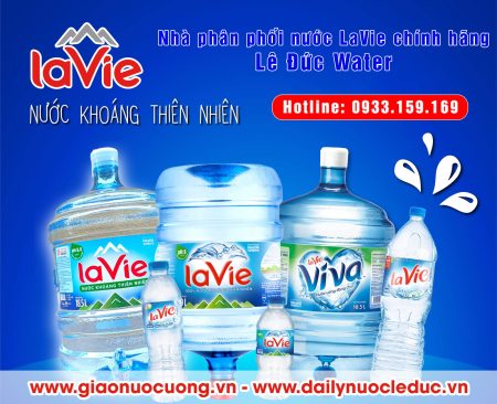Nhà phân phối nước khoáng LaVie chính hãng tại TPHCM - Lê Đức Water