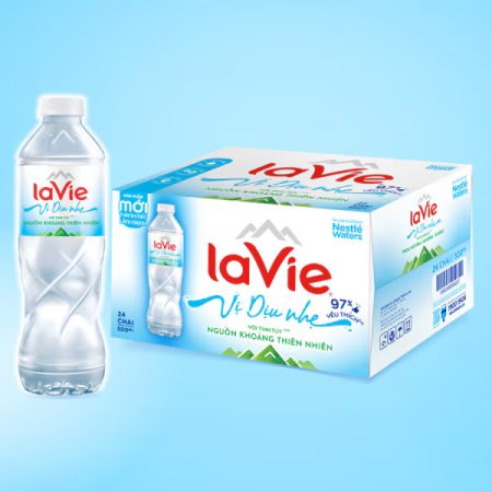 Thùng Nước suối LaVie 500ml Vị Dịu Nhẹ