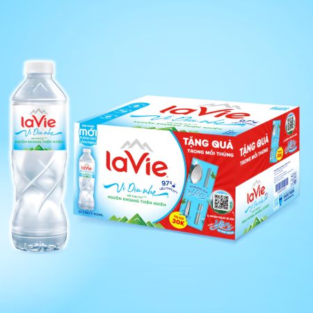 Nước suối LaVie 500ml Vị Dịu Nhẹ