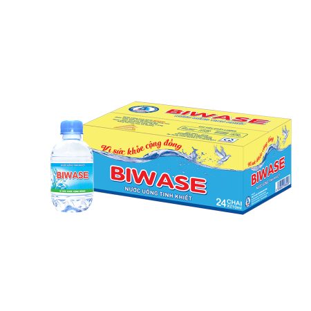 Nước suối chai nhỏ Biwase 210ml (thùng 24 chai)