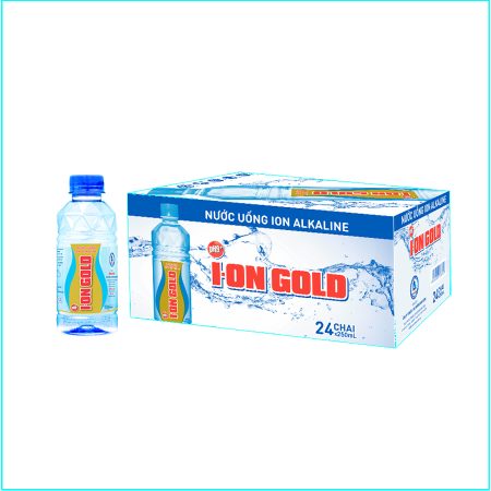 Thùng nước suối chai nhỏ Ion Gold 250m