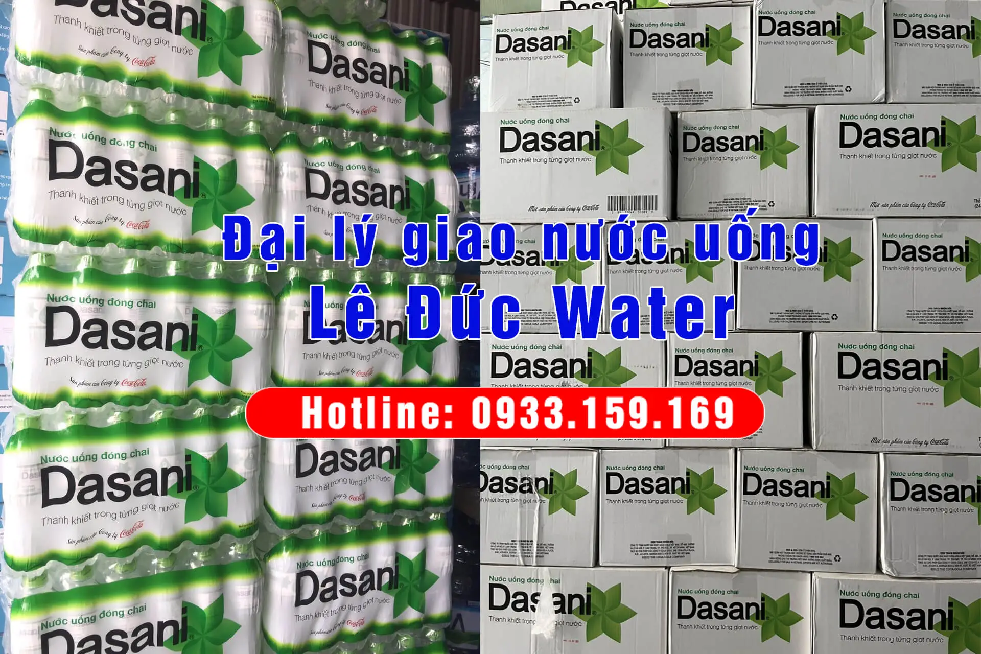 Đại lý nước Dasani chính hãng tại TPHCM - Lê đức Water