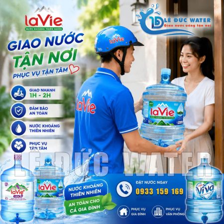 Đại lý giao nước LaVie chính hãng tại TPHCM - Lê Đức Water